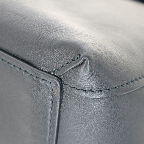 Balenciaga Laundry Cabas Bag Black Handbag Shoulder Logo Fringe Leather - Picture 5 of 9